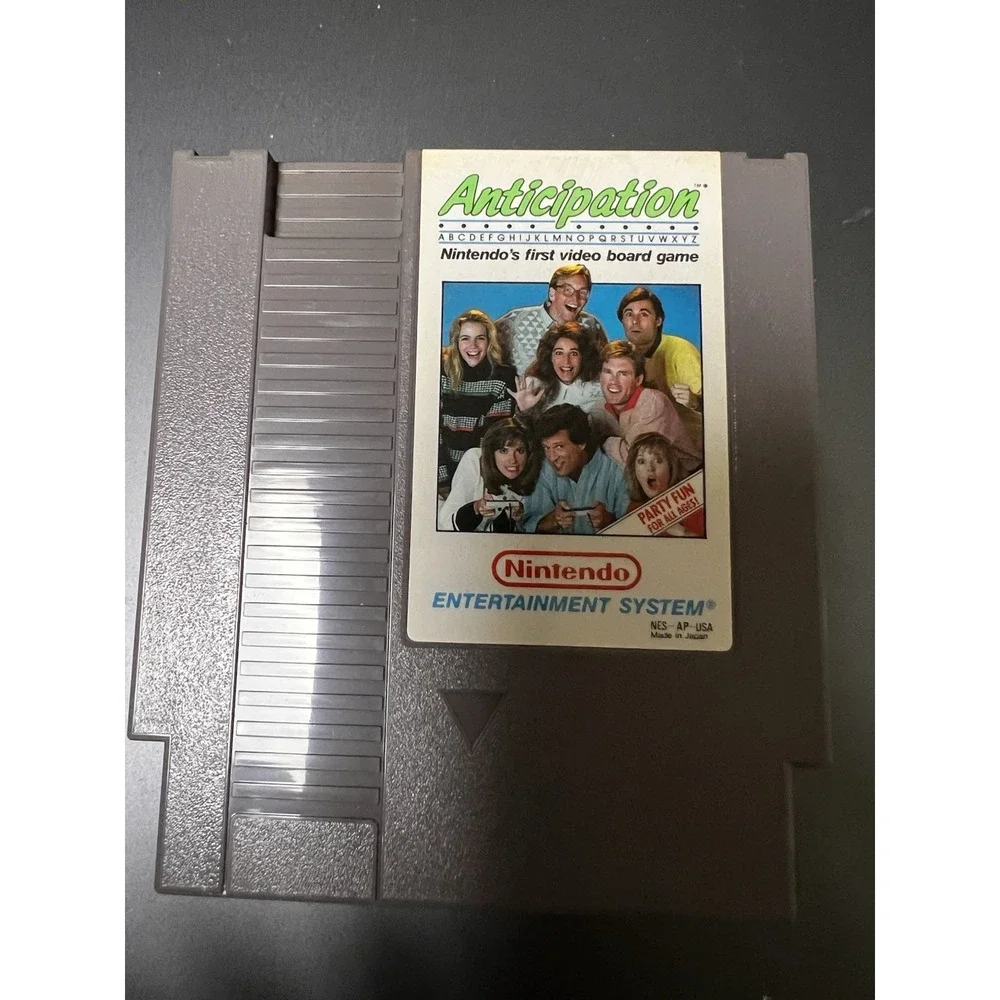 Anticipation Nintendo NES Video Game Cartridge NES-AP-USA Gray Retro 8-Bit